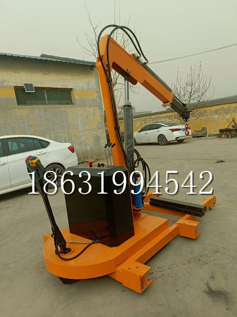 海淀区自卸车厢随车吊 自制轮式四不像起重机 四驱平板吊 5吨 贵盛